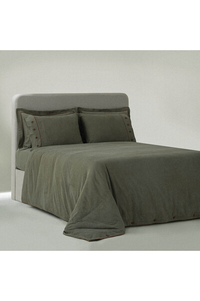 Ecocotton Havin Çift Kişilik Nevresim Takımı %100 Organik Pamuk Saten Parça B...