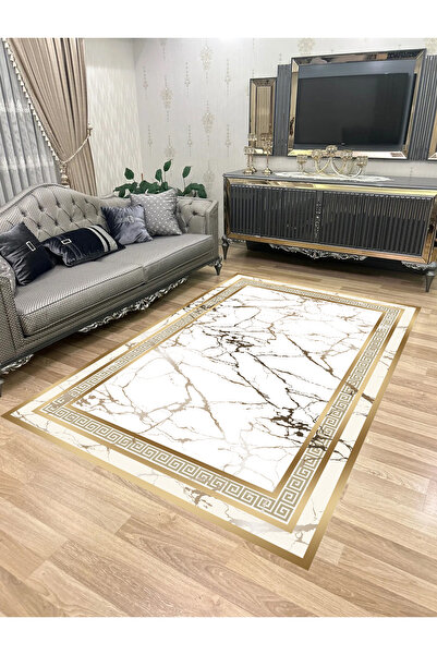 Bordo Halı Yıkanabilir Kaymaz Taban Halı Mutfak Dekor Yolluk Koridor Halısı S...