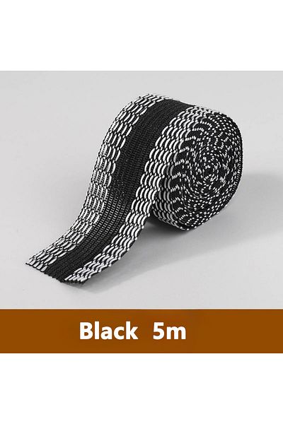 Choice Black - 5m 1-10m Self-adhesive Pants Hem Paste Tape Trouser Edge Paste Iron-on Pant Shorten Repair J
