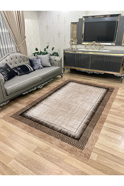 Bordo Halı Yıkanabilir Kaymaz Taban Halı Mutfak Dekor Yolluk Koridor Halısı S...