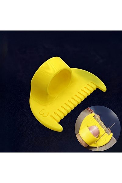 Choice Yellow 3mm 1pc Simple Stitching Tools - Durable Plastic Edge Stitch Lock And Sewing Tools For Beginn