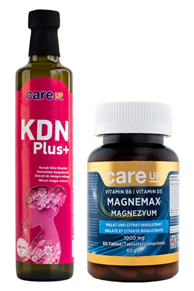 Care Up Kdn Plus Hayıt Otlu Sirke Karışımı 500 ml X Magnezyum 60'lı Tablet