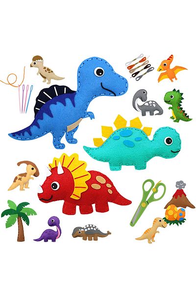 Choice G Sewing Crafts Kits Forest Creatures Diy Sewing Felt Plush Animals For Beginner Kids Educational A.