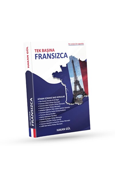 TEK BAŞINA FRANSIZCA Fransızca Gramer Dilbilgisi - Diyaloglar - Kelime - Okunuşlar - Test - Sınavlar - Kitaplar