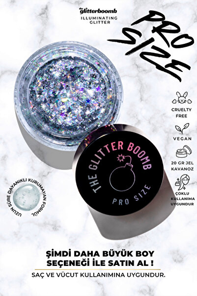 the glitter boomb - Jel Glitter - Midnight ( 20 gr )