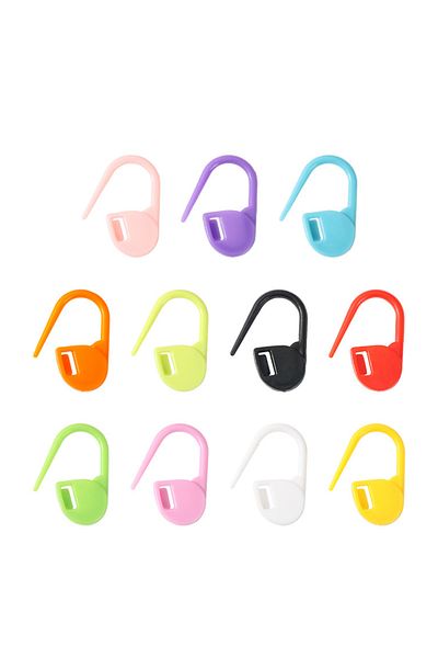 Choice 200pcs 100pcs/200pcs Small Yarn Marker Color Marker Small Pin Fail-proof Fastener Plastic Locator Bu
