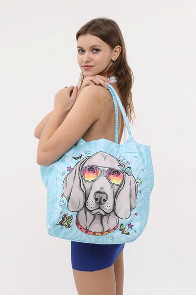 Bolder Geantă de plajă Daisy Blue Dog