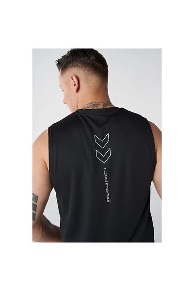 hummel Ανδρικό μαύρο μονό λαιμόκοψη T-te Flex