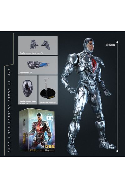 Choice Dc1003a Fondjoy Dc Movie Batman Joker Wonder Woman Superman Cyborg Harley Quinn 1/9 Scale Action Fig