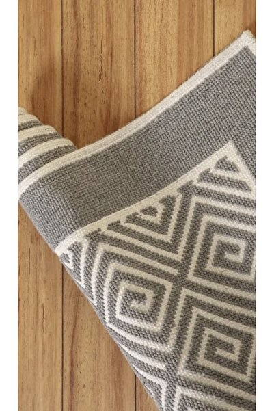 Çelsa Home Labira Bukle Lüks Pamuklu Kilim Gri 100 x 200 cm / 150 x 240 cm