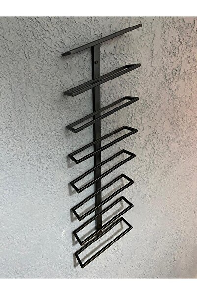 MERZANA Metal Şaraplık, Modern Metal Raf, Şarap Rafı