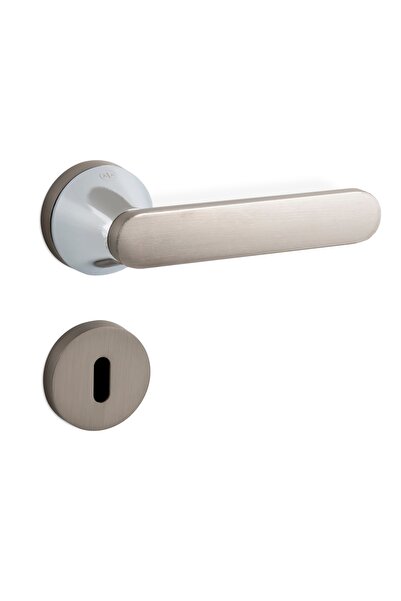 alastore Procyon - Oda Kapı Kolu Kare Rozetli Sağ Sol Uygun İç Ev Kapısı Kol Kolları-a203cs