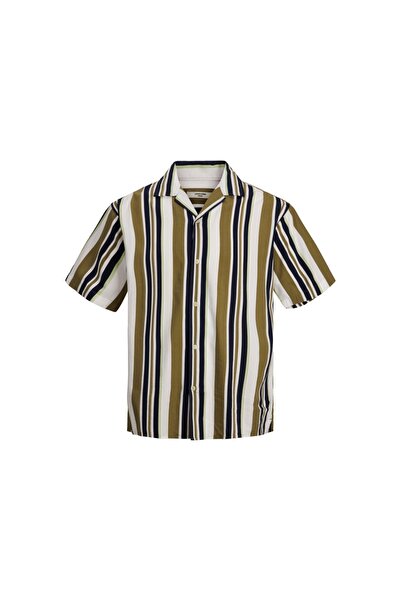 Jack & Jones Ανδρικό ριγέ πουκάμισο Jack&Jones Blatropic Resort Relax