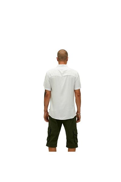 Bad Bear Frank Men's White Short Sleeve Shirt