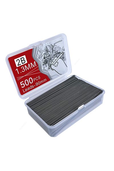 Choice 1.3mm-500pcs 1000/250 Pieces Lead Refills,0.5/0.7/0.9/1.3/2.0 Mm Hb,break Resistant Mechanical Penci