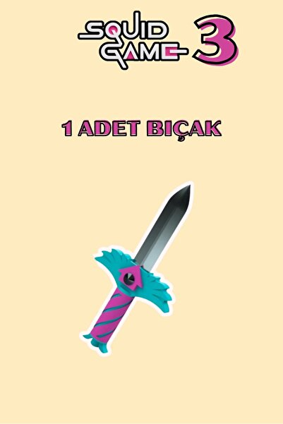 You Toys Squid Game 3 Full Set - Bıçak Figür 3 Anahtar Kutu Charm