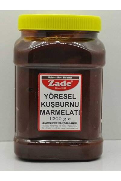 zadehelva Zade Helva Yöresel Kuşburnu Marmelatı - 1200 gr Pet