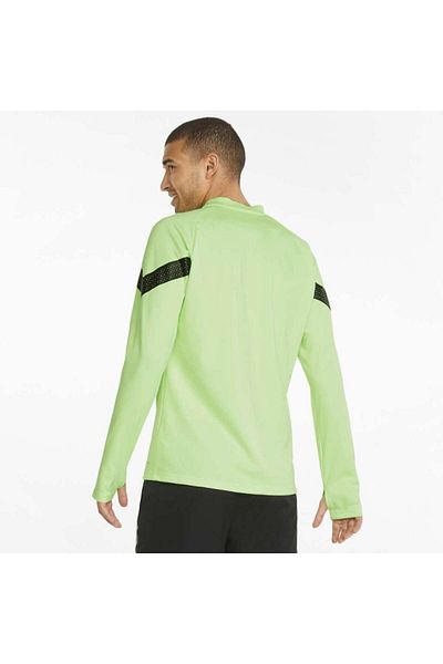 Puma Team Final Training 1/4 Zip Ανδρικό φούτερ με πράσινο στρογγυλό λαιμό