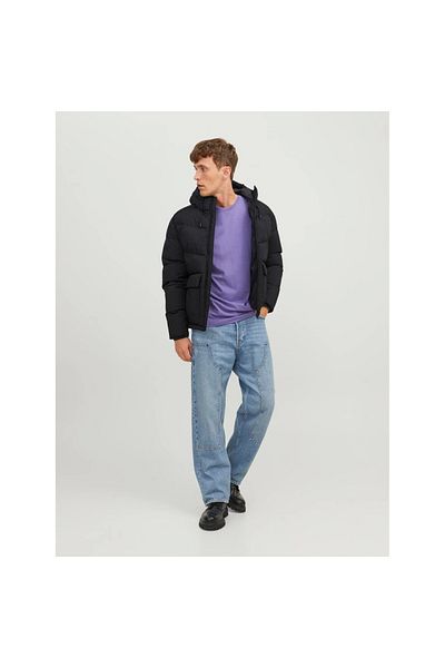 Jack & Jones Jack&jones Vesterbro Puffer Sn Men's Black Hooded Coat