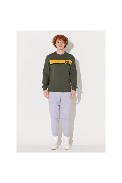 Lee Erkek Haki Sweatshirt