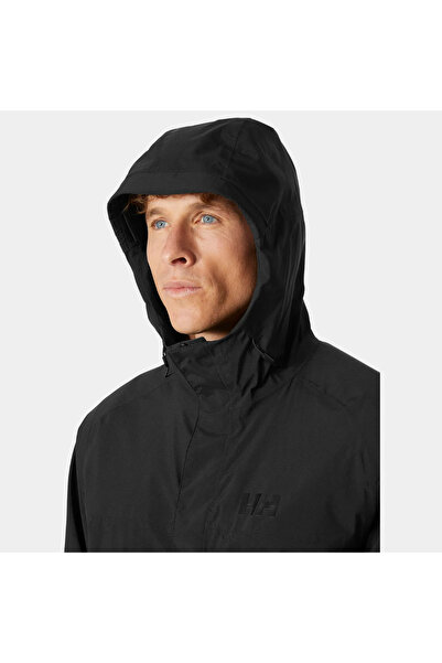 Helly Hansen Ανδρικό μαύρο παλτό με κουκούλα Sirdal 2l