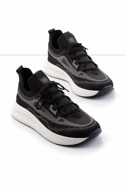 Bambi Black White Men's Sneaker E01768002382
