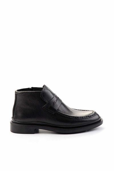 Bambi Black Floater Γνήσιο Δερμάτινο Ανδρικές Μπότες & Μποτάκια E02395404740