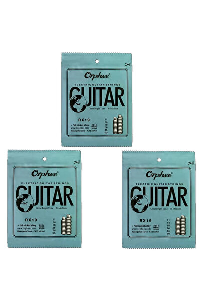 Choice5 RX19 X 3 SETS Orphee RX15 17 19 Electric Guitar Strings Nickel Alloy ...