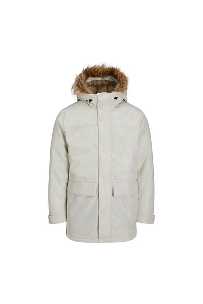 Jack & Jones Jack&jones Champ Faux Fur Men's Beige Hooded Coat