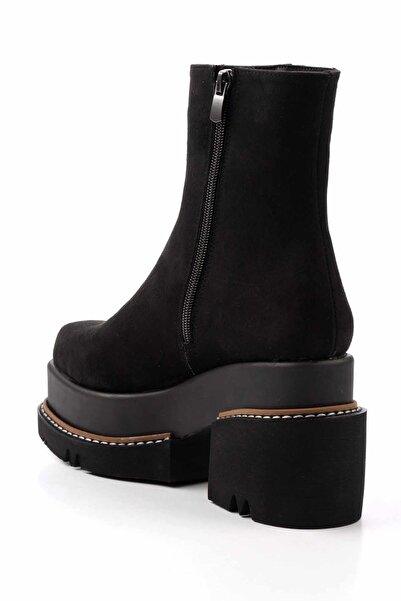Bambi Siyah Kadın Bot & Bootie K02575211902