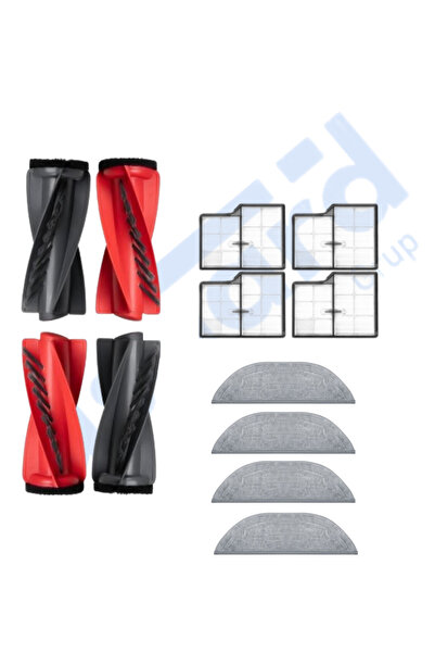 Asgard Grup Roborock Saros 10 compatibil 2 perii principale 4 filtre 4 mopuri