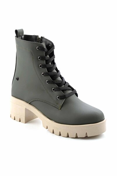 Bambi Mat Olive Kadın Bot & Bootie K02538017909