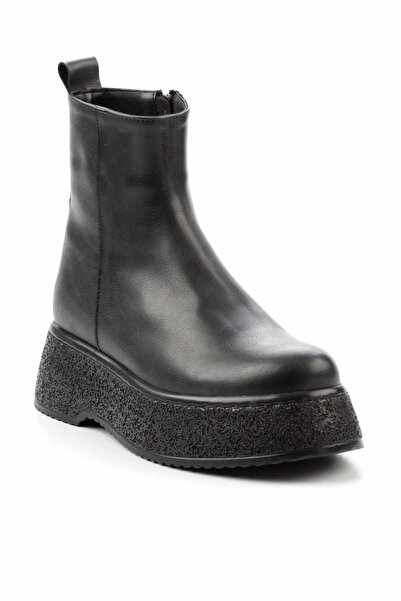 Bambi Siyah Kadın Bot & Bootie K02671902009
