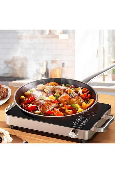 Generic Digital Infrared Cooker – Single Burner Hob, Temp Control, Timer, Multi-function Cooking Plate