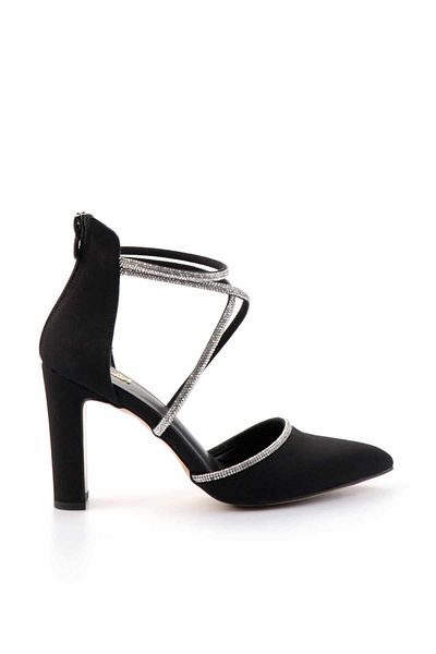 Bambi Matte Black Women's Evening Dress Shoes K01926032138