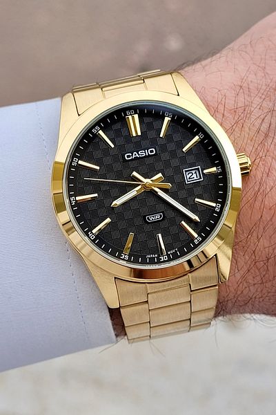 Casio ساعة فولاذية تناظرية أصلية