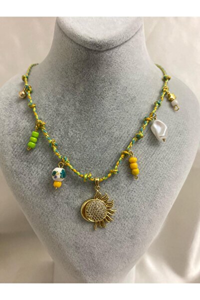 Goche İpli Charm Kadın Kolye – Yaz sezonu