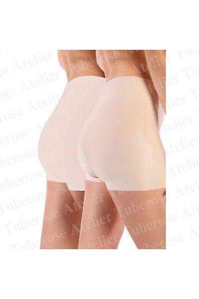 Atelier Tuberose Дамски боксерки с лазерно рязане, комплект от 2 силикона, не оставящи следи/не оставящи следи, екстра тънки
