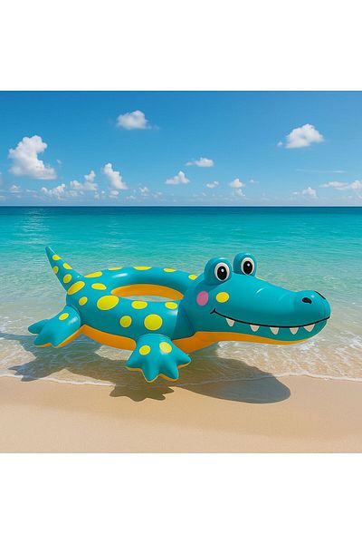 NUNU Blue Sea Adventure-Smiling Water Friendly-Cute Bagel