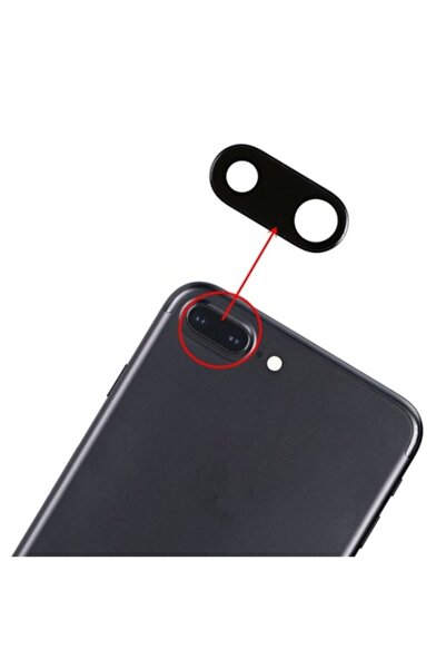 indirimplus iPhone 7 PLUS Arka Kamera Camı Lens Yapışkanlı
