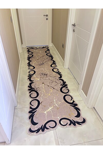 MINK BLACK Washable Anti-Slip Floor Carpet Kitchen Living Room Decor Intermediate Hall and Runner Corridor Carpet