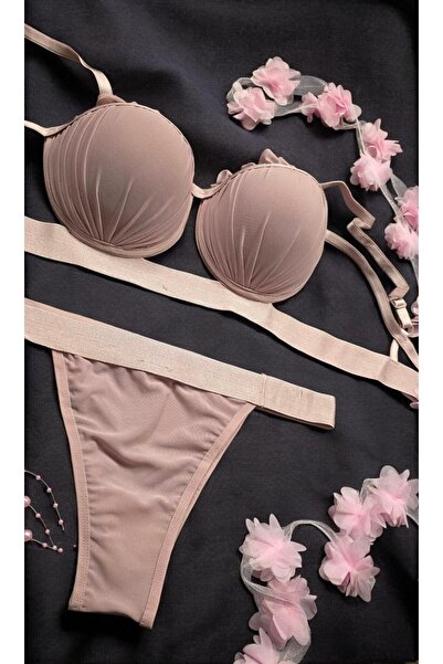 Mark Bells İstiridye Model Tam Dolgulu Bralet Sütyen Takımı