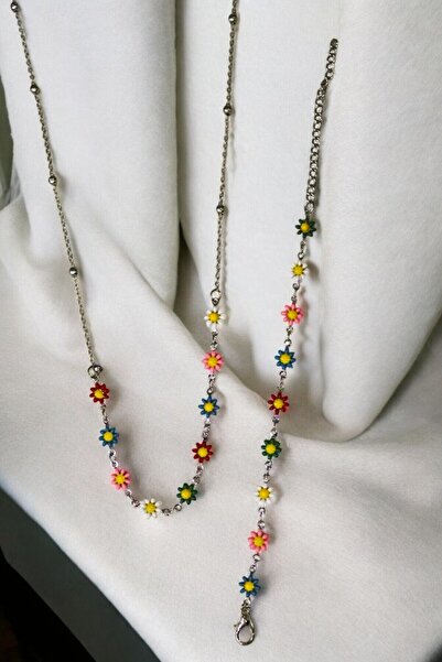 MakeWell Summer Daisy Design Necklace and Bracelet Set