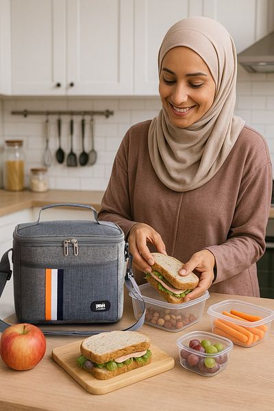 YAH Creation YAH Thermal Lunch Bag, Large Insulated Portable Cooler Tote for Adult and kids, Leak Proof.