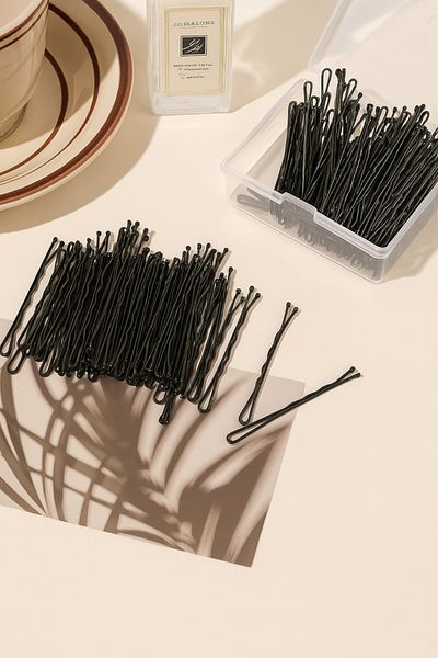 PREGIO 50 Pieces Black Wire Buckle