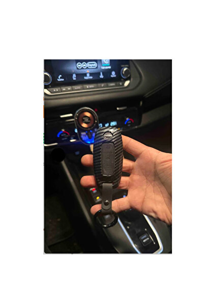 bigkey Nissan Karbon 2024 + Yeni Kasa Uyumlu Qashqai Trail Juke Anahtar Kılıfı