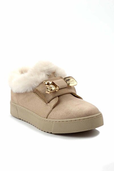 Bambi Μπεζ Γυναικείες Μπότες & Μποτάκια Κ 02566775002