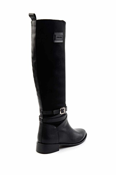 Bambi Siyah Kadın Çizme K03140435502