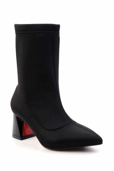Bambi Siyah Kadın Bot & Bootie K02231420217