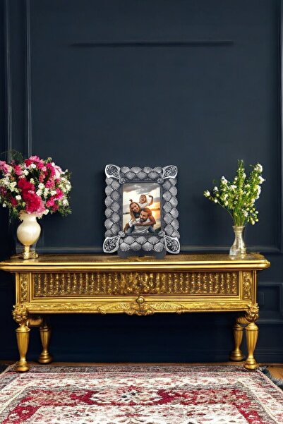 AYDİZAYN Seashell Patterned Polyester Photo Frame